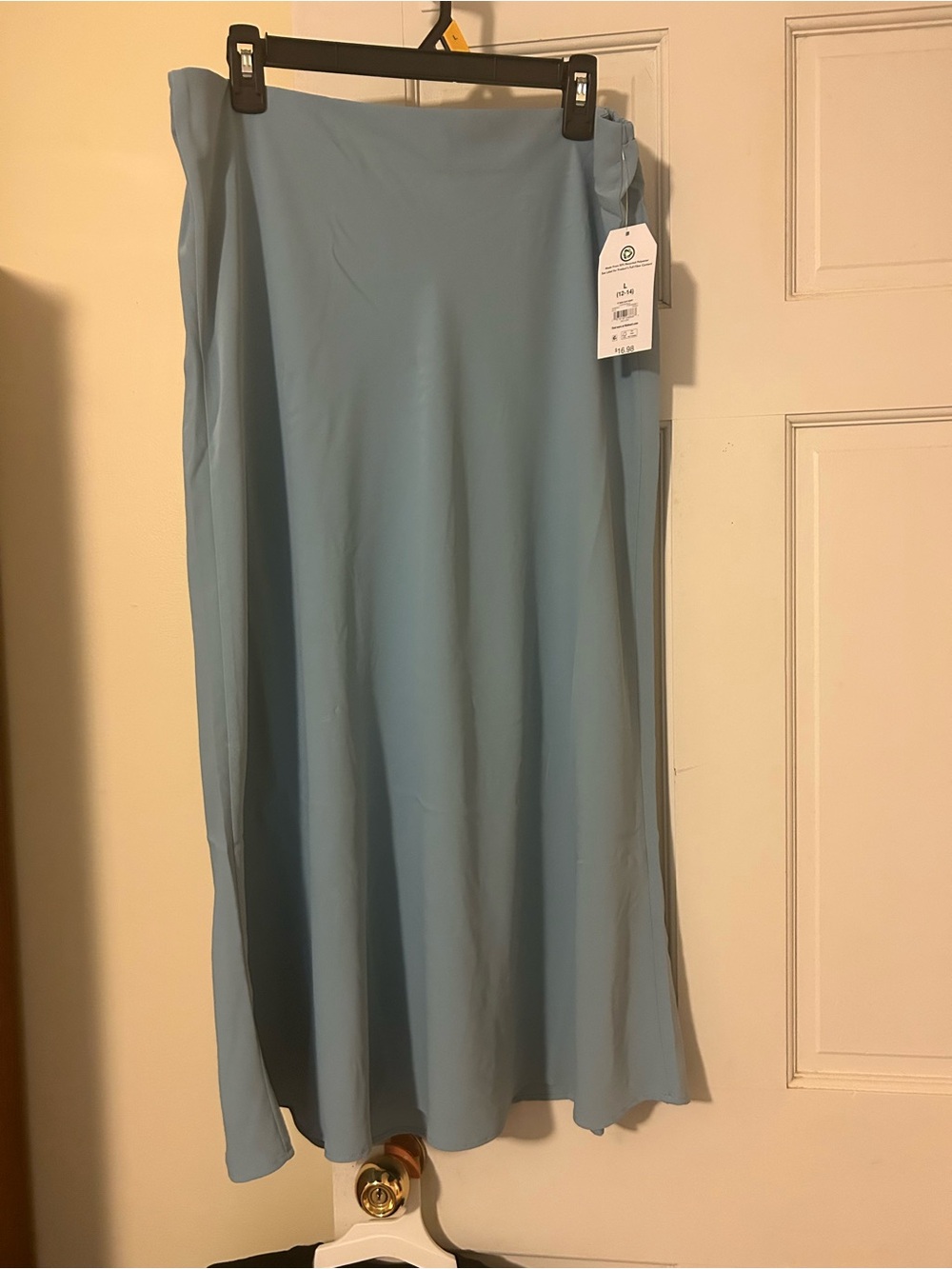 Light Blue Maxi Skirt - time and True